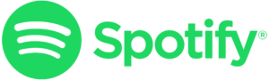 clickable Spotify logo that links to album.